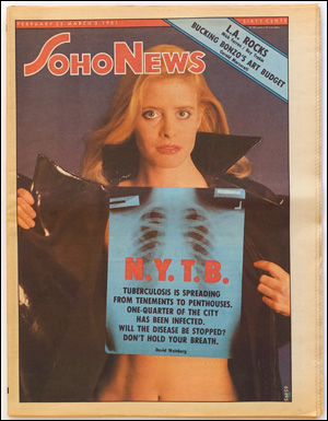 Image du vendeur pour SoHo News, Vol. 8, No. 22 (February 25 - March 3, 1981) mis en vente par Specific Object / David Platzker