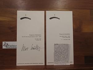 Seltenes Original Autogramm des Heidegger -Schülers Max Müller (1906-1994) /// Autogramm Autograp...