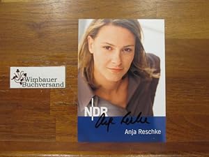 Bild des Verkufers fr Original Autogramm Anja Reschke NDR /// Autogramm Autograph signiert signed signee zum Verkauf von Antiquariat im Kaiserviertel | Wimbauer Buchversand