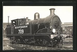 Photo Postcard Southern Railway Lok A 709 der englischen Eisenbahn