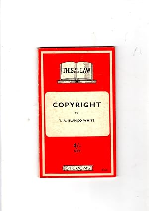 Imagen del vendedor de Copyright (This is the law) a la venta por Gwyn Tudur Davies