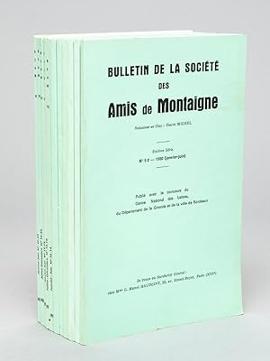 Bulletin de la Société des Amis de Montaigne. VIe Série (22 numéros de 1980 à 1985, en 11 Volumes...