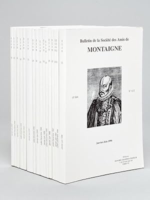 Bulletin de la Société des Amis de Montaigne. VIIIe Série (32 numéros en 16 Volumes) N° 1-2-3 : J...