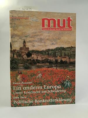 Seller image for Mut, Forum für Kultur, Politik und Geschichte, Nr. 514 Juli August 2010 for sale by ANTIQUARIAT Franke BRUDDENBOOKS