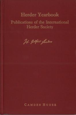 Bild des Verkufers fr Herder Yearbook 1. Publications of the International Herder Society. zum Verkauf von Antiquariat Jenischek