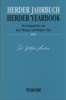 Bild des Verkufers fr Herder Jahrbuch / Herder Yearbook VI / 2002. Studien zum 18. Jahrhundert. zum Verkauf von Antiquariat Jenischek