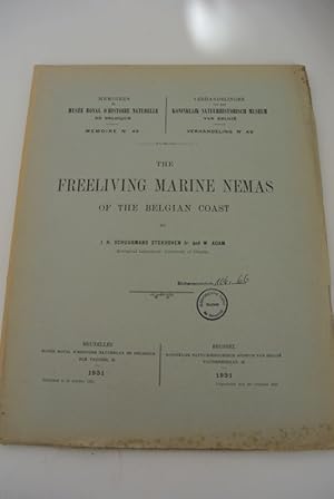 Bild des Verkufers fr The Freeliving Marine nemas of the Belgian Coast. (= Musee royal des sciences naturelles de Belgique, Memoire No. 49) zum Verkauf von Antiquariat Bookfarm