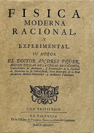 Imagen del vendedor de Fsica moderna racional y experimental a la venta por Librera Dilogo