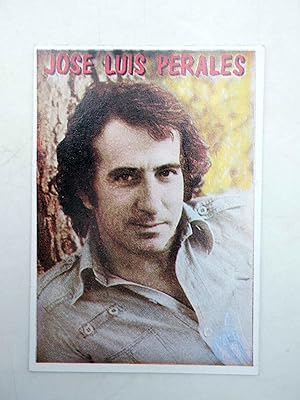 CROMO SUPER MUSICAL 147. JOSÉ LUÍS PERALES (José Luís Perales) Eyder, Circa 1980