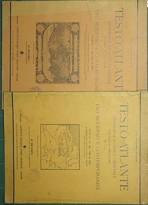 Testo Atlante di geografia storica generale e d'Italia in particolare - Evo moderno e contemporaneo