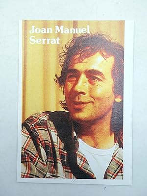 CROMO SUPER MUSICAL 144. JOAN MANUEL SERRAT (Joan Manuel Serrat) Eyder, Circa 1980