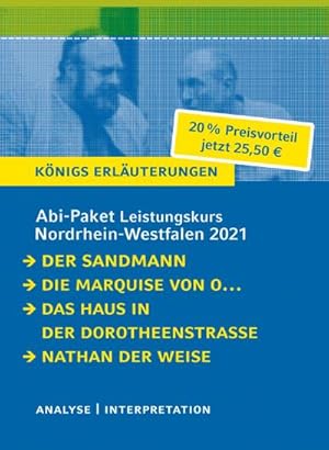 Seller image for Abitur-Paket Nordrhein-Westfalen 2021. Deutsch Leistungskurs - Knigs Erluterungen for sale by BuchWeltWeit Ludwig Meier e.K.