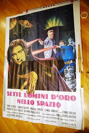 Seller image for sette uomini d'oro nello spazio poster gigante, 2 fogli for sale by STUDIO PRESTIFILIPPO NUNZINA MARIA PIA