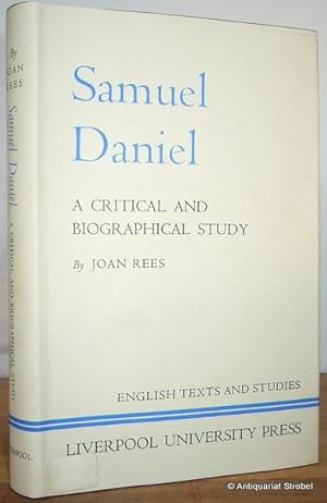 Bild des Verkufers fr Samuel Daniel. A critical and biographical study. zum Verkauf von Antiquariat Christian Strobel (VDA/ILAB)