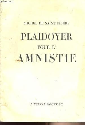 Seller image for Plaidoyer pour l'amnistie for sale by Le-Livre