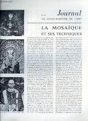 Seller image for Journal de chefs-d'oeuvre de l'art n 36 - La mosaque et ses techniques, Vingt trois Rouault inconnus, Forrester, Sklavos, L'analyse physique des objets antiques for sale by Le-Livre