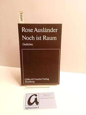 Imagen del vendedor de Noch ist Raum. Gedichte. a la venta por AphorismA gGmbH