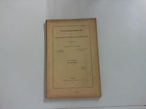 Image du vendeur pour Vierteljahrsschrift der Astronomischen Gesellschaft 73 Jg., 2. Heft - 1938. mis en vente par Zellibooks. Zentrallager Delbrck