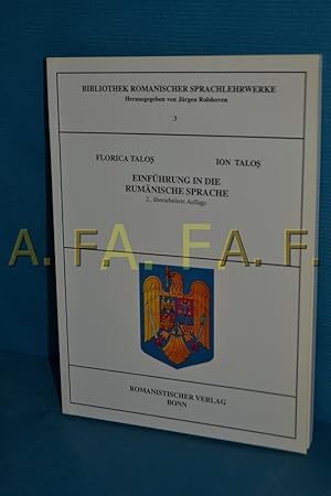 Bild des Verkufers fr Einfhrung in die rumnische Sprache. Florica Talos  , Ion Talos  / Bibliothek romanischer Sprachlehrwerke , 3 zum Verkauf von Antiquarische Fundgrube e.U.