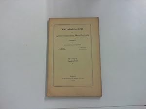 Vierteljahrsschrift der Astronomischen Gesellschaft 71. Jg., 2. Heft - 1936.