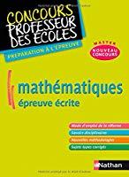 Image du vendeur pour Mathmatiques, preuve crite : Nouveau Concours Master mis en vente par RECYCLIVRE