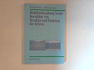 Bild des Verkufers fr Blutdrucksenkung heute - Korrektur von Struktur und Funktion der Arterie zum Verkauf von ANTIQUARIAT FRDEBUCH Inh.Michael Simon