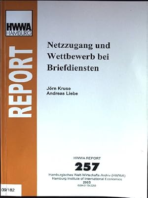 Imagen del vendedor de Netzzugang und Wettbewerb bei Briefdiensten HWWA Report 257 a la venta por books4less (Versandantiquariat Petra Gros GmbH & Co. KG)