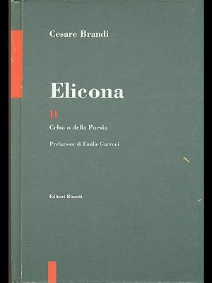 Bild des Verkufers fr Elicona vol. 2: Celso o della poesia zum Verkauf von Librodifaccia