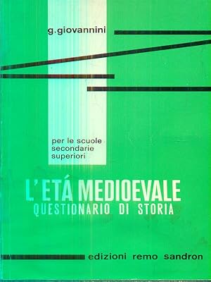 Immagine del venditore per L'eta' medioevale venduto da Librodifaccia