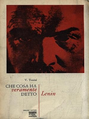 Bild des Verkufers fr Che cosa ha veramente detto Lenin zum Verkauf von Librodifaccia