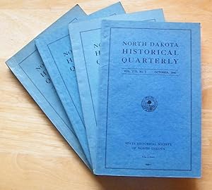 Seller image for North Dakota Historical Quarterly: Volume # VIII (1940 - 1941): Complete in four issues for sale by The Book Shelf