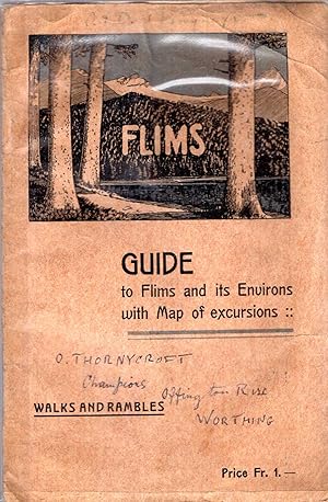 Seller image for Flims : Guide and Excursion Map to Flims and Neigbourhood for sale by Pendleburys - the bookshop in the hills
