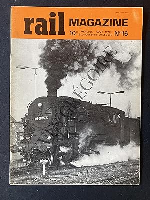 RAIL MAGAZINE-N°16-AOUT 1978