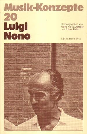 Image du vendeur pour Luigi Nono. mis en vente par Versandantiquariat Boller