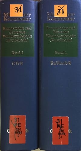 Bild des Verkufers fr Mnchener Kommentar zum Europischen und Deutschen Wettbewerbsrecht (Kartellrecht): Kartellrecht Missbrauchs- und Fusionskontrolle (2 Bnde KOMPLETT) - Bd.1: Europisches Wettbewerbesrecht/ Bd.2: Gesetz gegen Wettbewerbsbeschrnkungen (GWB)  1-96, 130, 131. zum Verkauf von books4less (Versandantiquariat Petra Gros GmbH & Co. KG)