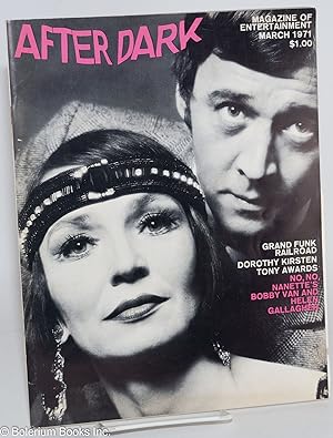 Image du vendeur pour After Dark: magazine of entertainment vol. 3, #11, March 1971; Tony Awards mis en vente par Bolerium Books Inc.