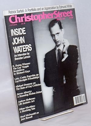 Immagine del venditore per Christopher Street: vol. 9, #8, whole issue #104, October 1986; Inside John Waters venduto da Bolerium Books Inc.