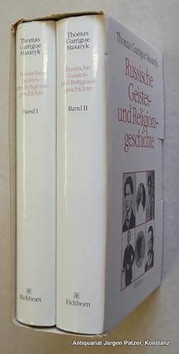 Bild des Verkufers fr Russische Geistes- und Religionsgeschichte. (Neuauflage). 2 Bnde. Frankfurt, Eichborn, 1992. XXVII, 387 S.; 2 Bl., 532 S., 1 Bl. Or.-Pp. mit Schutzumschlag in Schuber. (ISBN 3821850418). zum Verkauf von Jrgen Patzer