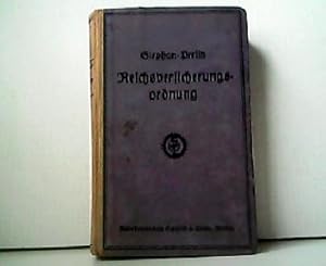 Die Reichsversicherungsordnung in der Fassung der Bekanntmachung vom 15. Dezember 1924. Textausga...