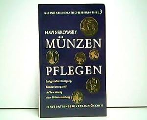 Image du vendeur pour Mnzen pflegen. Sachgerechte Reinigung, Konservierung und Aufbewahrung einer Mnzsammlung. Kleine numismatische Bibliothek 3. mis en vente par Antiquariat Kirchheim