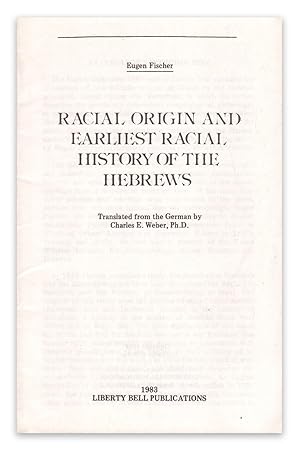 Racial Origin and Earliest Racial History of the Hebrews