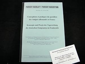 PARISER TAGEBLATT / PARISER TAGESZEITUNG.- Décembre 1933 - Février 1940. Hrsg. von Roussel und Wi...