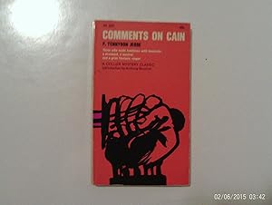 Imagen del vendedor de Comments On Cain a la venta por W. R. Slater - Books