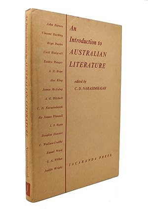 Seller image for AN INTRODUCTION TO AUSTRALIAN LITERATURE for sale by Rare Book Cellar