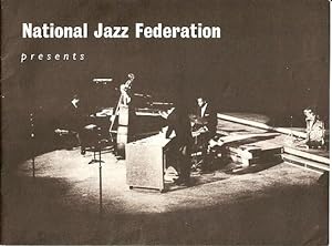 NATIONAL JAZZ FEDERATION PRESENTS THE MODERN JAZZ QUARTET: John Lewis, piano; Milt Jackson, vibes...