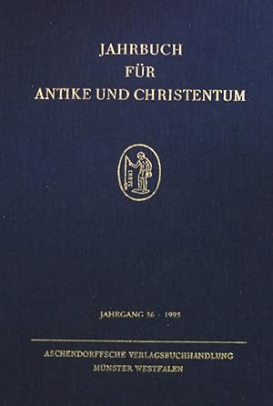 Imagen del vendedor de Christus und Sokrates. - in: Jahrbuch fr Antike und Christentum, Jahrgang 36, 1993. a la venta por books4less (Versandantiquariat Petra Gros GmbH & Co. KG)