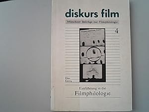 Bild des Verkufers fr Einfhrung in die Filmphilologie. zum Verkauf von Antiquariat Bookfarm