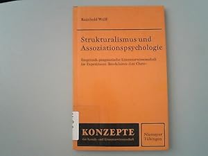 Strukturalismus und Assoziationspsychologie: Empirisch-pragmatische Literaturwissenschaft im Expe...