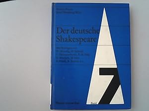 Bild des Verkufers fr Der deutsche Shakespeare. zum Verkauf von Antiquariat Bookfarm