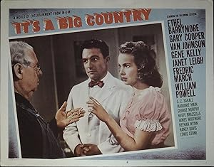 Bild des Verkufers fr It's a Big Country Lobby Card #6 zum Verkauf von AcornBooksNH